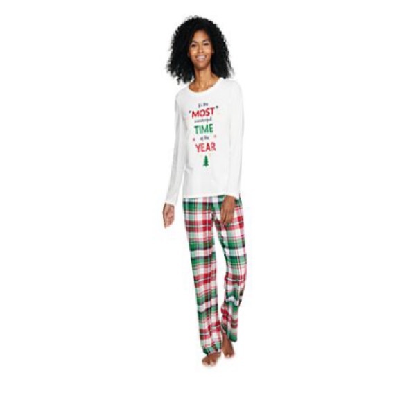 Women's Pajama Set Christmas  "Wonderful Time of The Year" NEW 3X - Picture 2 of 16